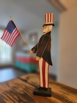 Antique Uncle Sam Folk Art