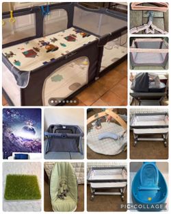 Baby Gear Lot – Play Yard, Bassinet, and More
