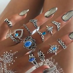 Boho Ring Set