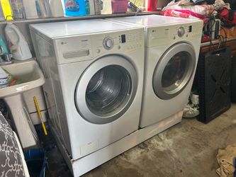 LG washer and dryer