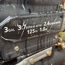 Air Compressor 3 Gal Mini 2.4scfm!!