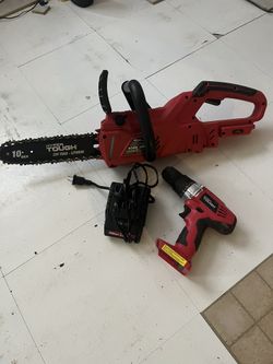 Hyper Tough Chain Saw & Drill