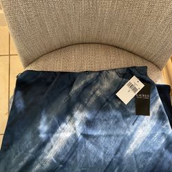 Bella Satin Ombre Colors Blue / Silver  Falda 