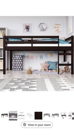 Kids twin loft bed