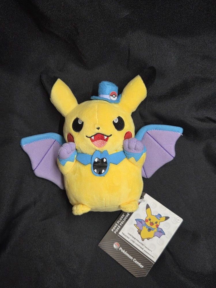 Pikachu Cosplay Golbat Plushie Pokémon Center 