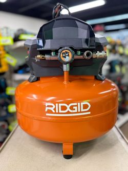 RIDGID 6 GALLON 150 PSI PORTABLE AIR COMPRESSOR USED
