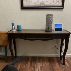Table With Built In Extension And USB 