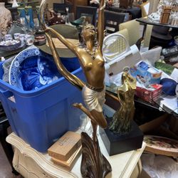 Bronze Statue Signature On Bottom  