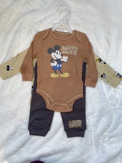 New Disney Baby Mickey 3 Piece Set 