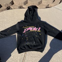 Sp5der Hoodie Pink Size M
