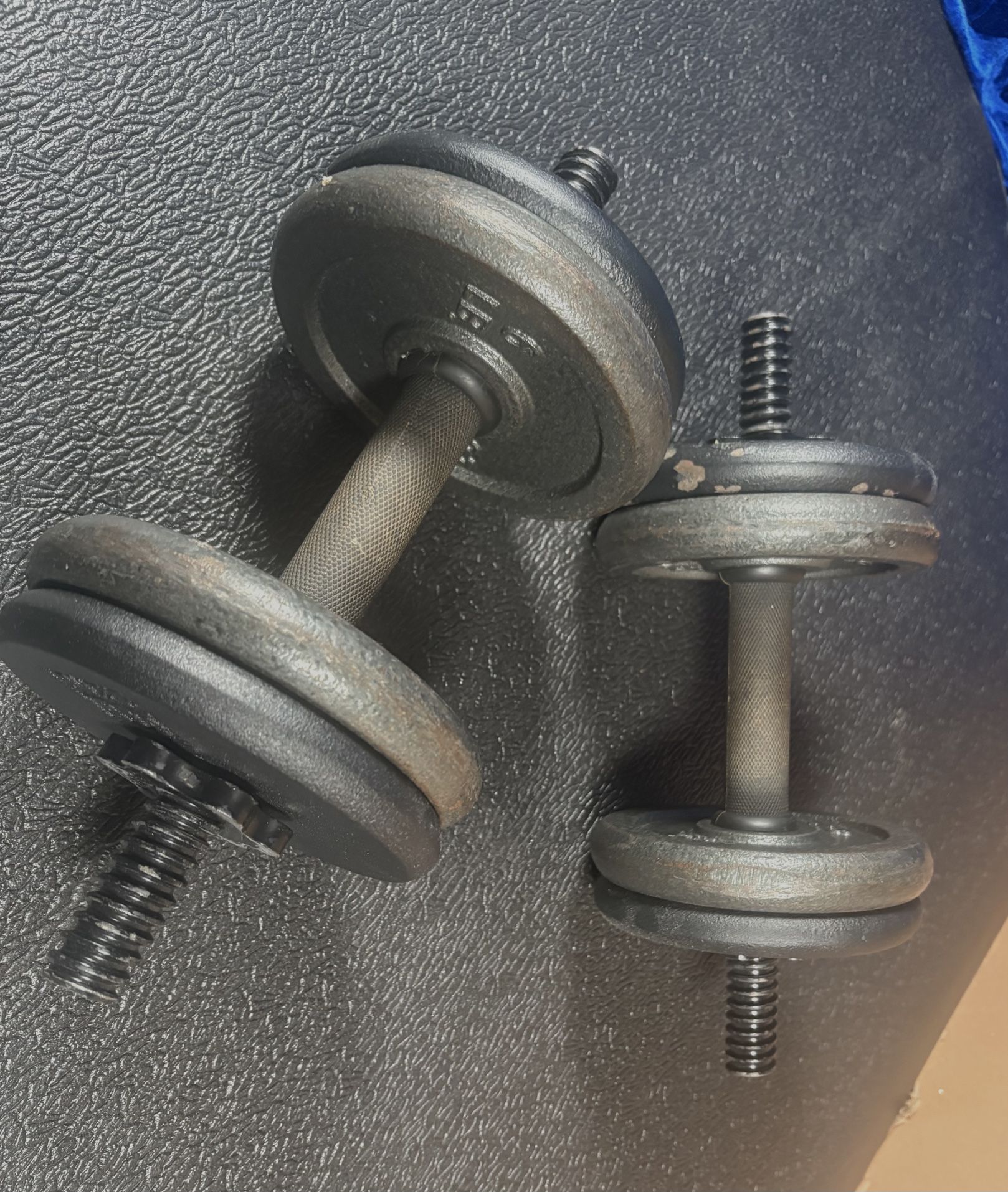 Set of Cast Iron Dumbbells.   54 # [NO LOWER PRICE]