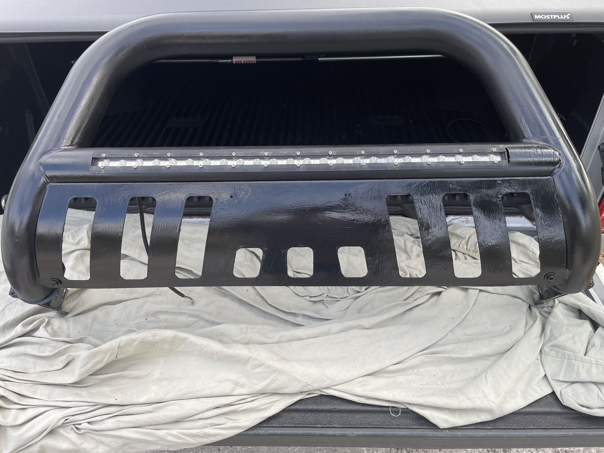 Bull Bar  With Lights For A Ford F150