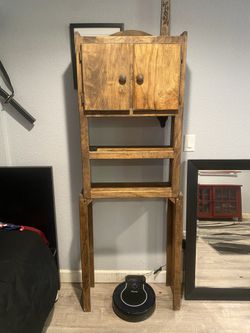 Wood  Bathroom Shelf 