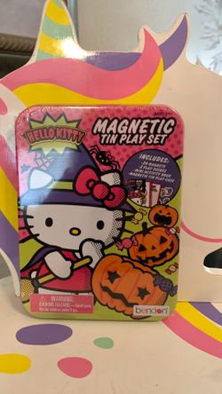 Sanrio HELLO KITTY MAGNETIC TIN PLAY SET