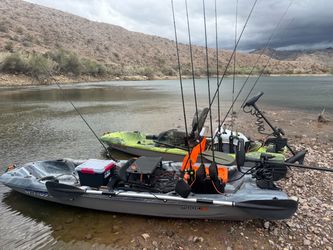 Pelican catch mode 110 with Autoboat GPS smart head with spotlock