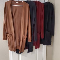 Women's Cardigans with Pockets-Size large
