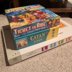 Kids Games: Catan, Ticket To Ride, Life