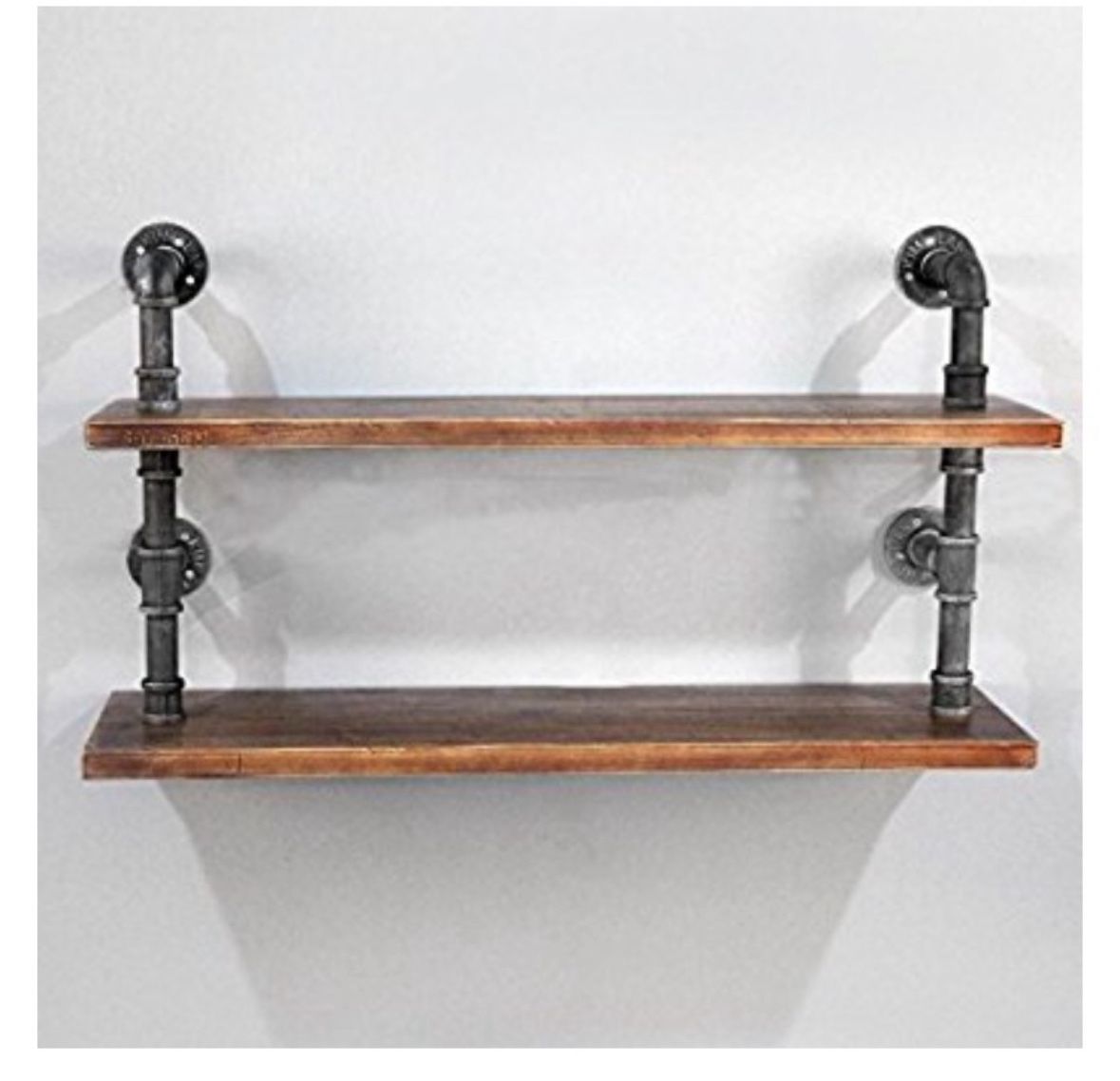 Industrial Wood Shelving