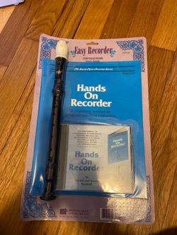 2 sets of Easy soprano recorder with book CD package