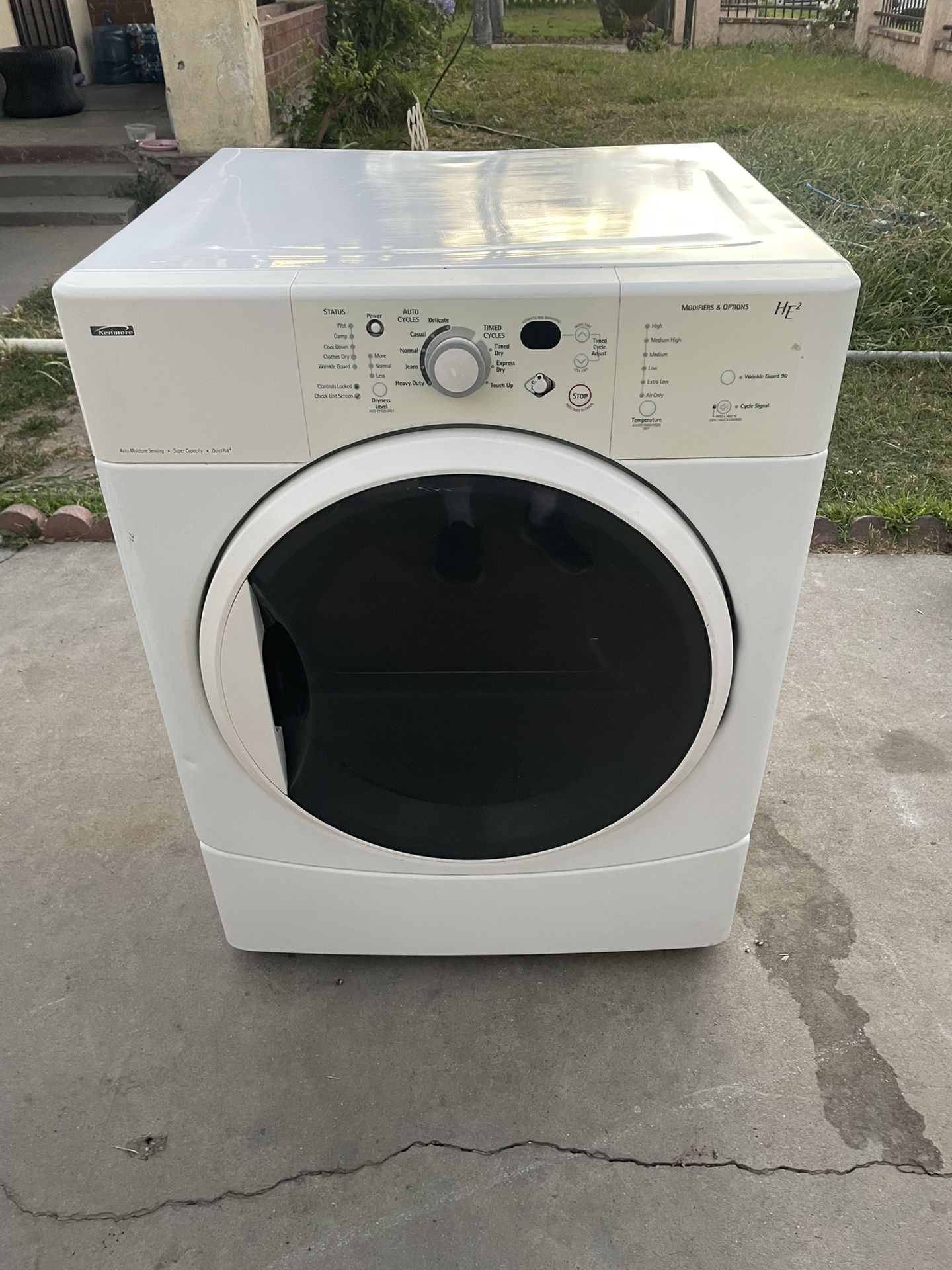 Kenmore Dryer (gas). Works Good $80 Firm Price