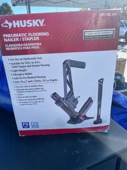 Husky Pneumatic Flooring Nailer / Stapler