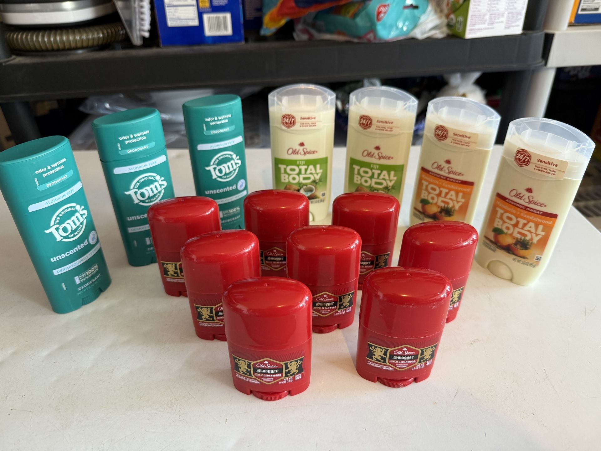 Old Spice And Tom’s Deodorant