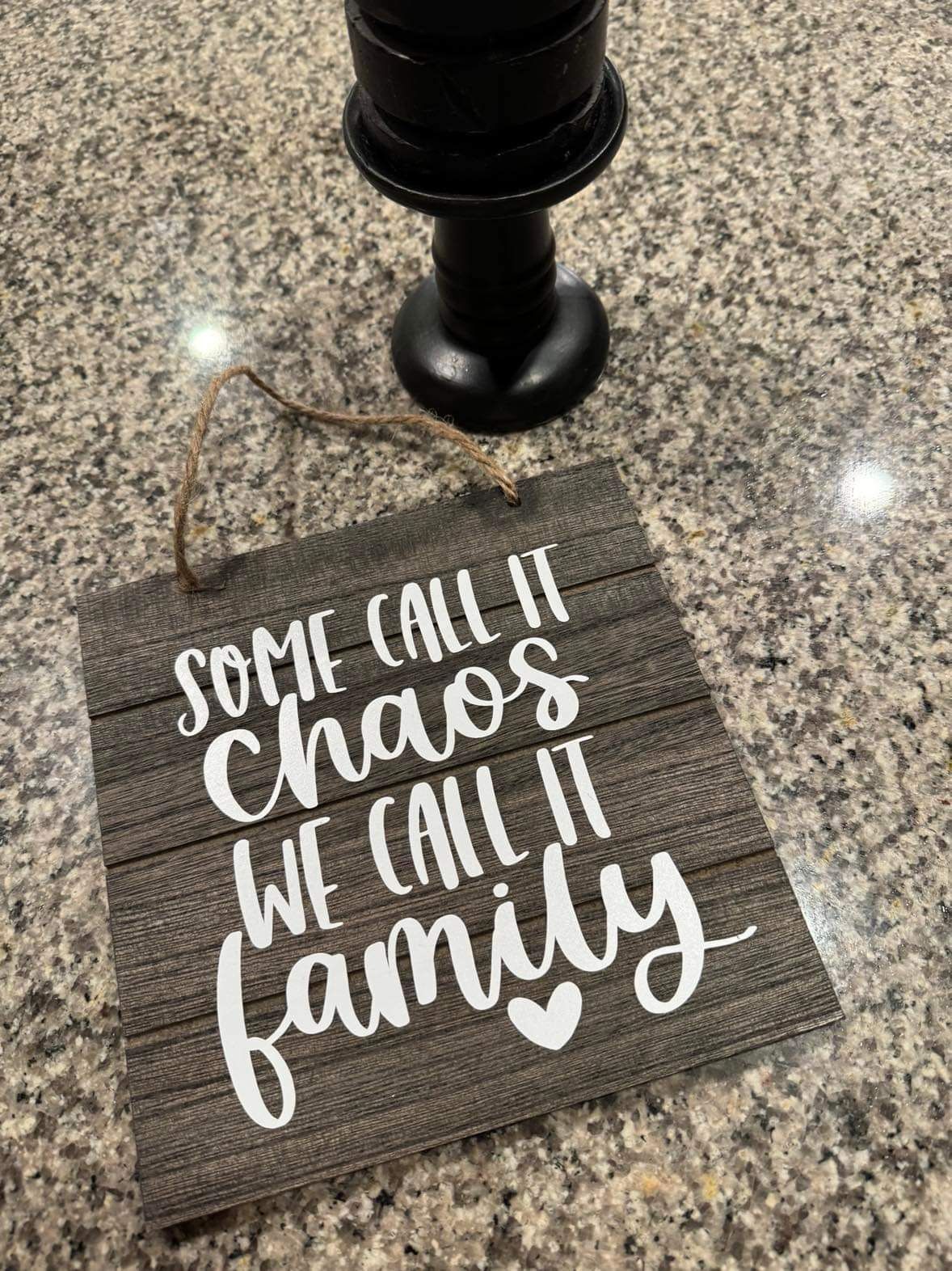 Family chaos Sign