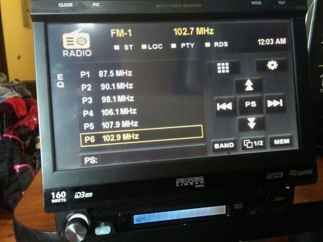 Jensen Phase Linear Series UV10 In-Dash DVD, CD, Deck