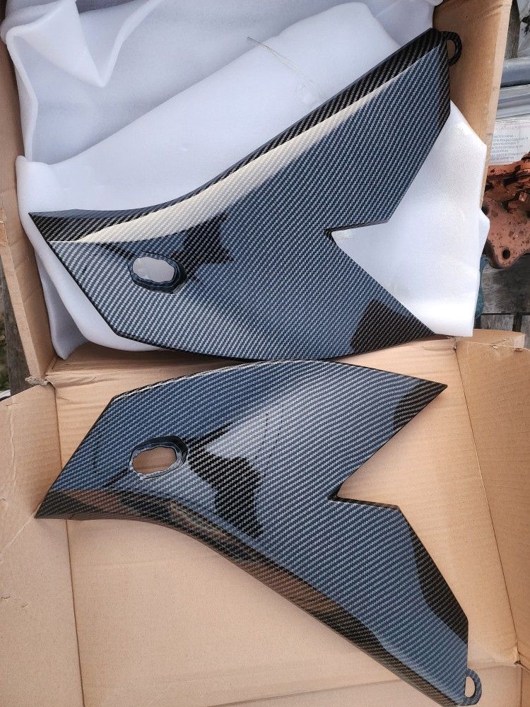 Side Frame Panel Guard Fairings Cover For Kawasaki Versys 650 KLE-2024