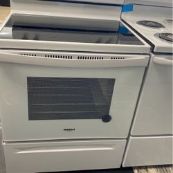 White Electric Stove