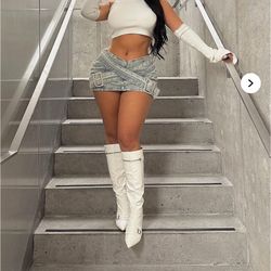 Fashion Nova Denim Skirt