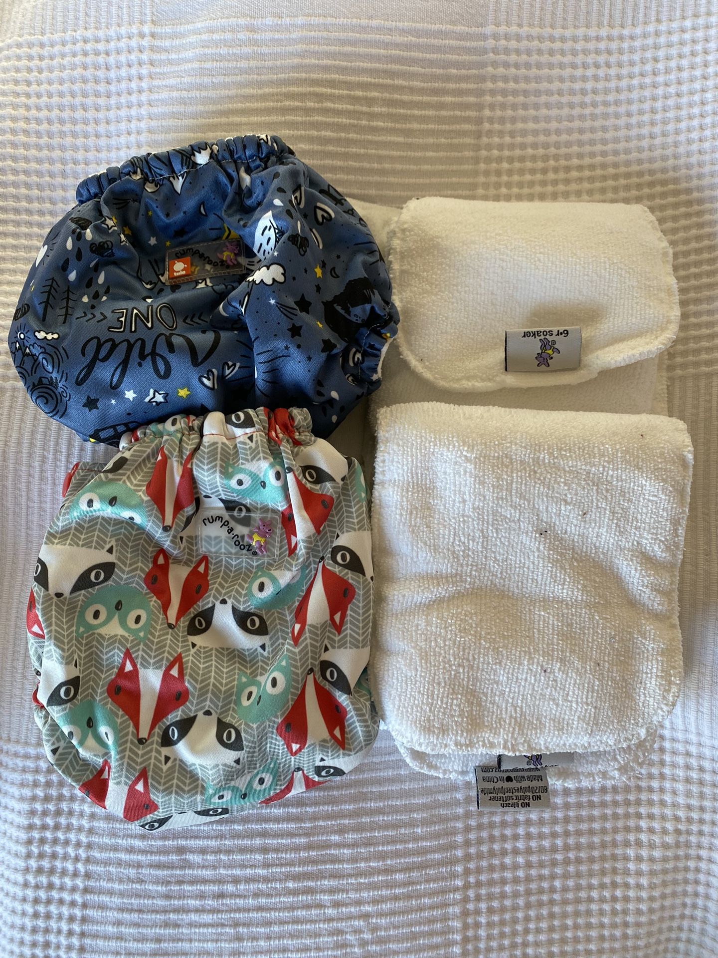 Rumparooz Cloth Diapers With Inserts 