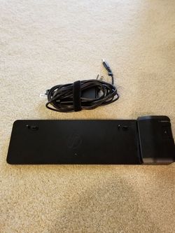 HP ultraslim docking station and charger