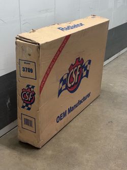 CSF 3709 1 Row Plastic Tank Aluminum Core Radiator