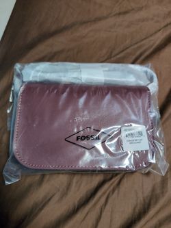 Fossil Lennox Flap Leather Crossbody Bag **Brand New**