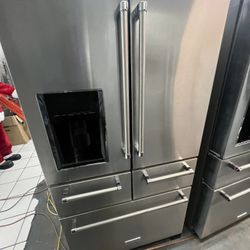 Kitchena 5 Door Refrigerat Stainless Steel 