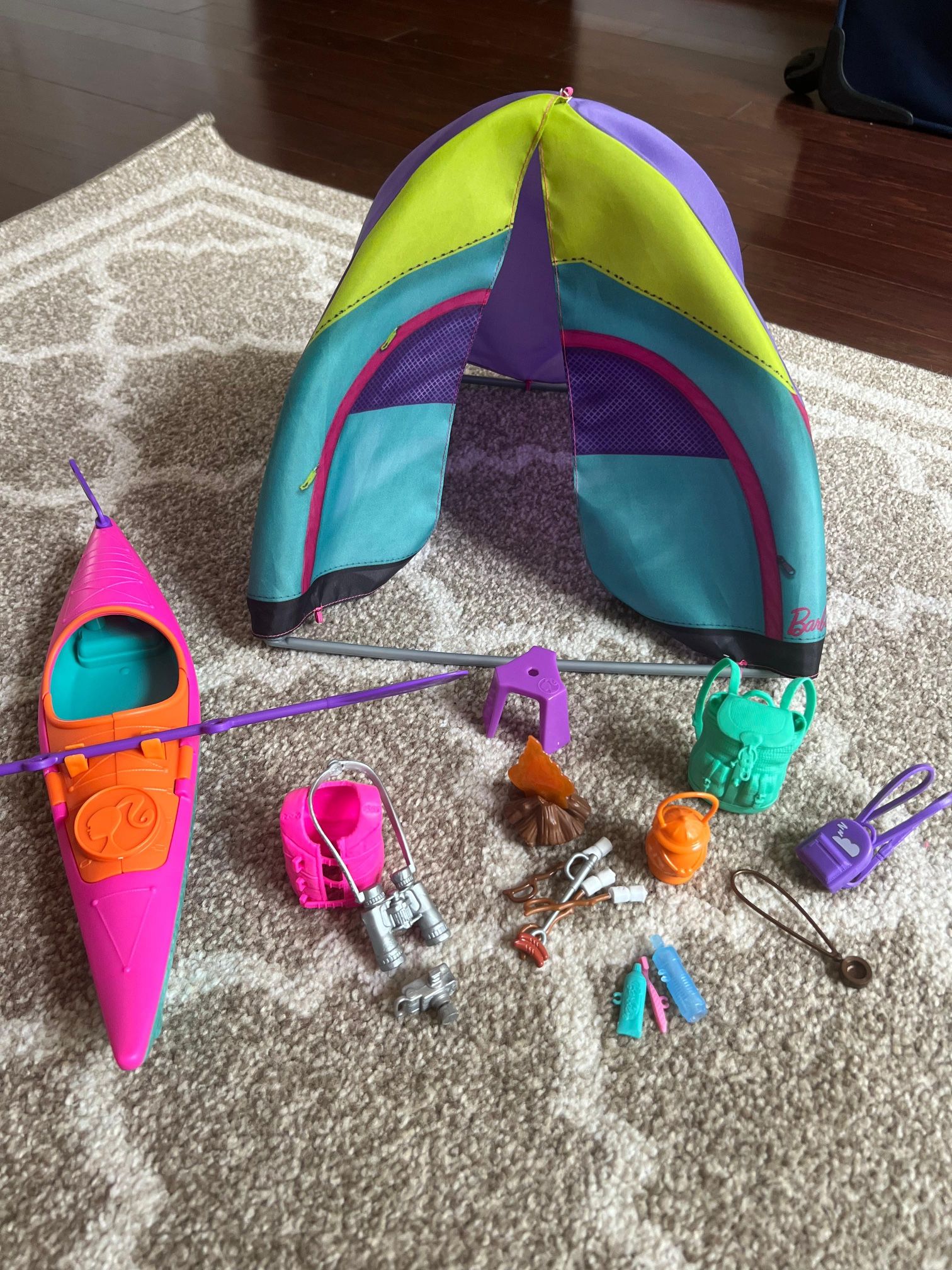 Barbie Team Stacie Summer Camp Playset