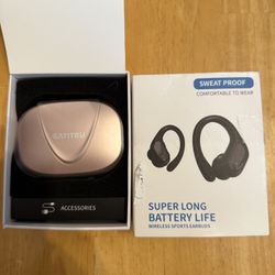Wireless Earbuds Bluetooth Headphones 80hrs Playback Ear Buds Power Display With Noise Canceling Mic