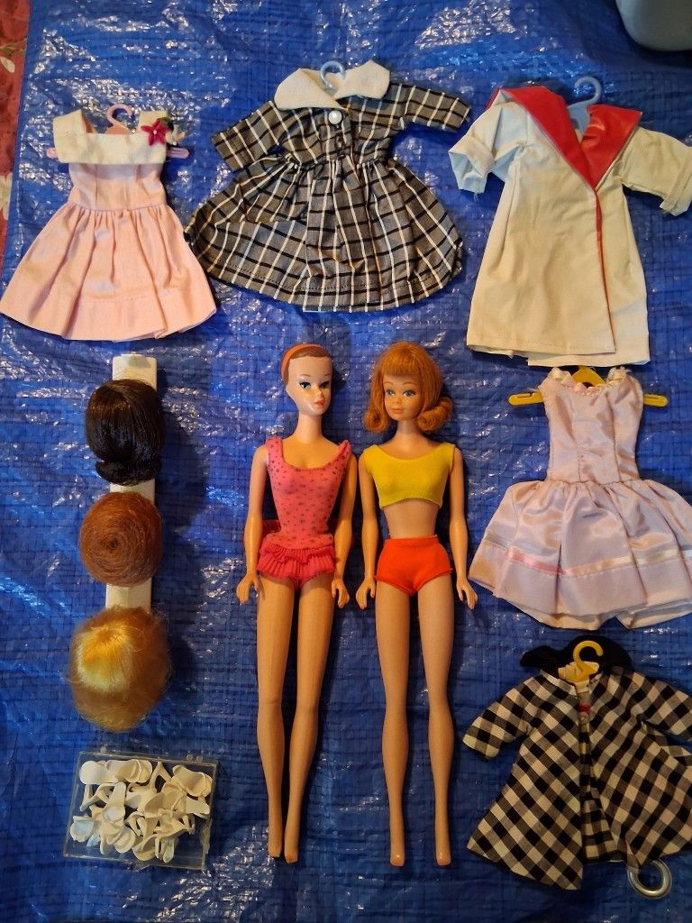 Vintage Barbie Doll & Clothing Lot
