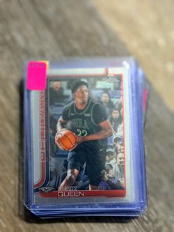 Derik Queen Topps Chrome NBA Trading Card