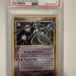 2006 Gold Star Mewtwo #103 PSA 4
