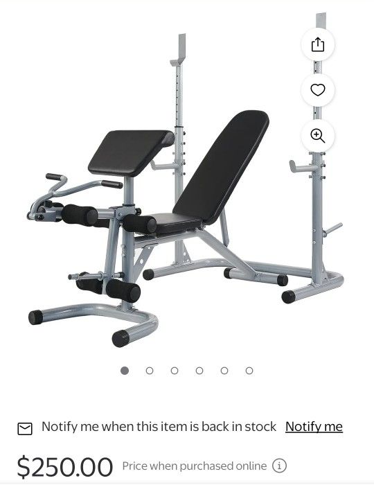 Weight Rack And Bench (OBO)