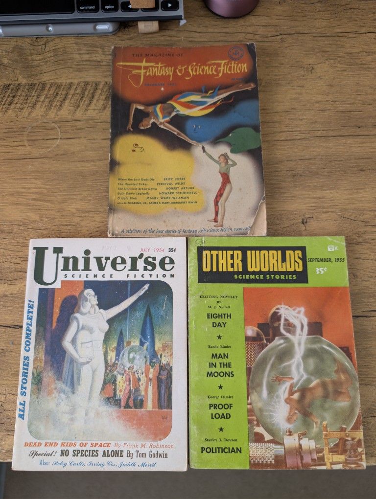 Vintage 1950's Science Fiction Books