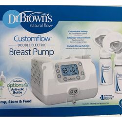 Dr. Brown’s Customflow Double Electric Breast Pump + Accessories SEALED
