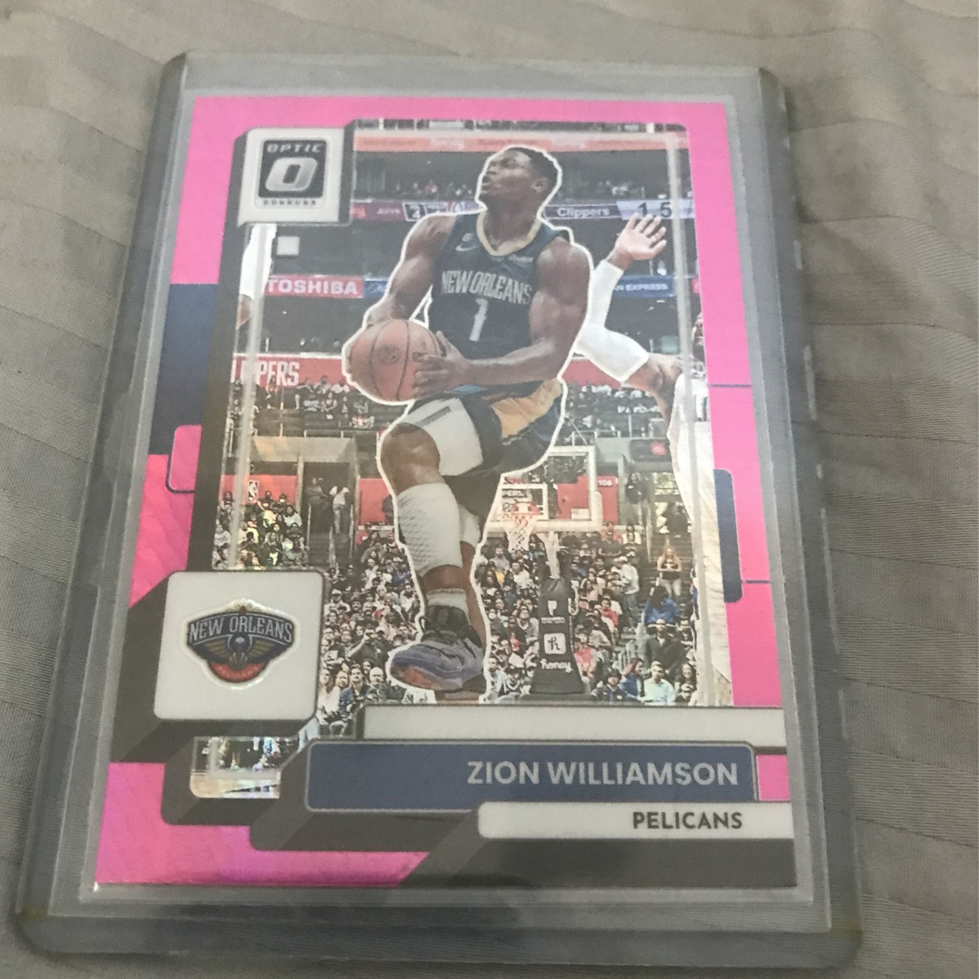 2022-23 Panini Donruss Optic Basketball Zion Williamson Pink Velocity ...
