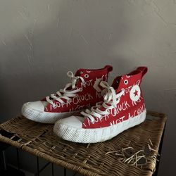 Not A Chuck Red Converse 