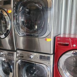 Lavadora y secadora lg