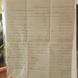 1857 Baltimore Receipt For Goods Ordered