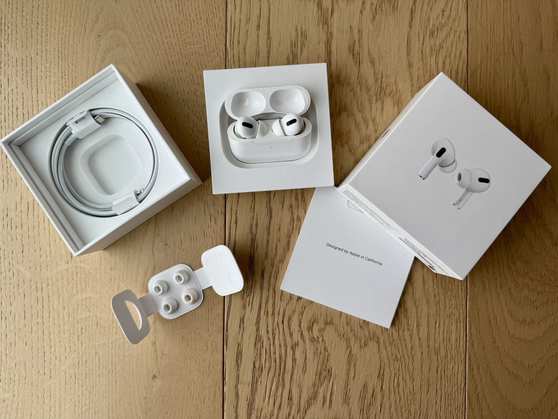 Apple AirPods Pro (1st Generation) - Great Condition, Free Protective Case