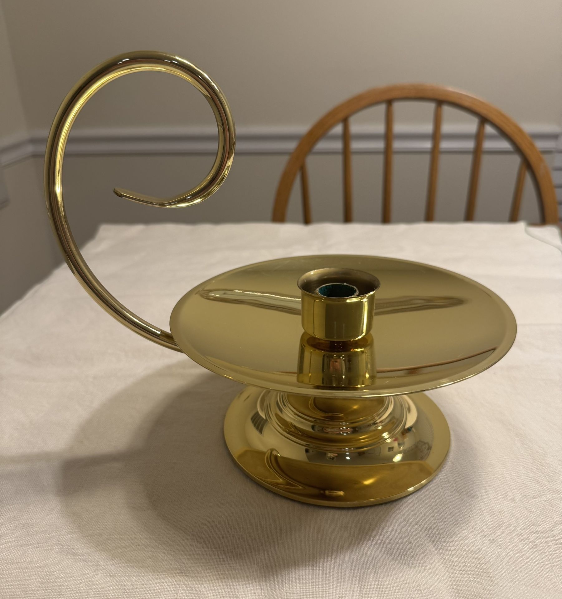 Baldwin Brass Chamber Candle Holder